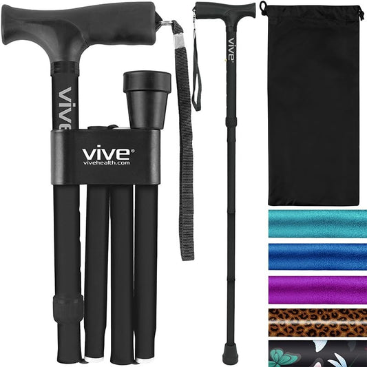 Bastón Plegable - Bastón Plegable Para Hombres Y Mujeres