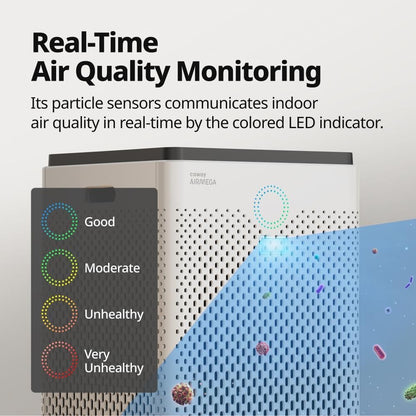 Airmega 300S App-Enabled Smart Air Purifier (Covers 1,256 Sq. Ft.), True HEPA Air Purifier with Smart Technology, Compatible with Amazon Alexa