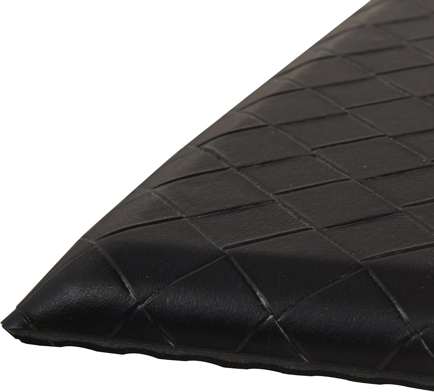 Anti-Fatigue Standing Mat, Non-Slip, Comfort Mat for Home and Office, 20W X 36L X 0.6Th In, Black, 1-Pack