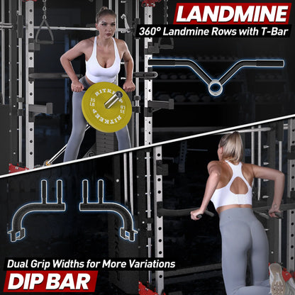 PMAX 5600 Home Gym Smith Machine - Integrated Weight System