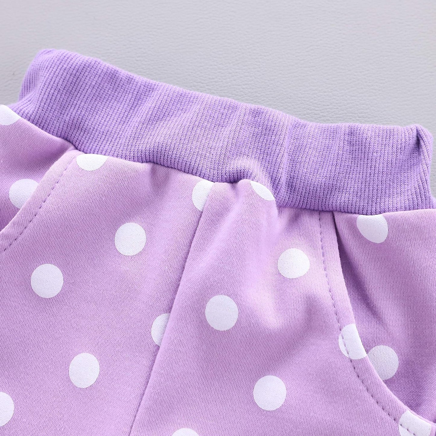 Baby Girl Clothes, 3 Pieces Long Sleeved Cute Toddler Infant Outfits Kids Tops and Pants Set