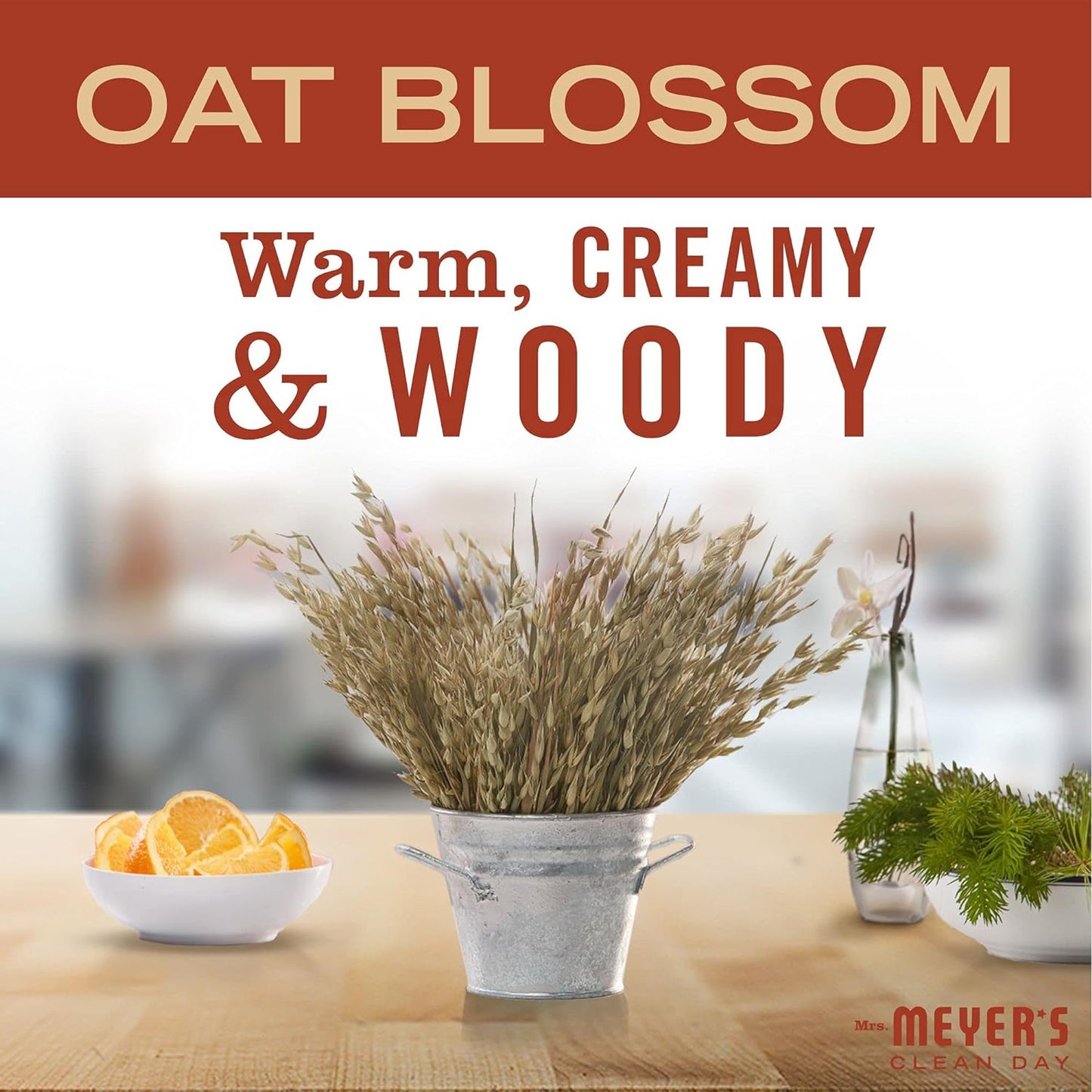 CLEAN DAY Moisturizing Body Wash for Women and Men, Biodegradable Shower Gel Formula Made with Essential Oils, Oat Blossom, 16 Oz Bottle, Pack of 3