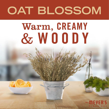CLEAN DAY Moisturizing Body Wash for Women and Men, Biodegradable Shower Gel Formula Made with Essential Oils, Oat Blossom, 16 Oz Bottle, Pack of 3