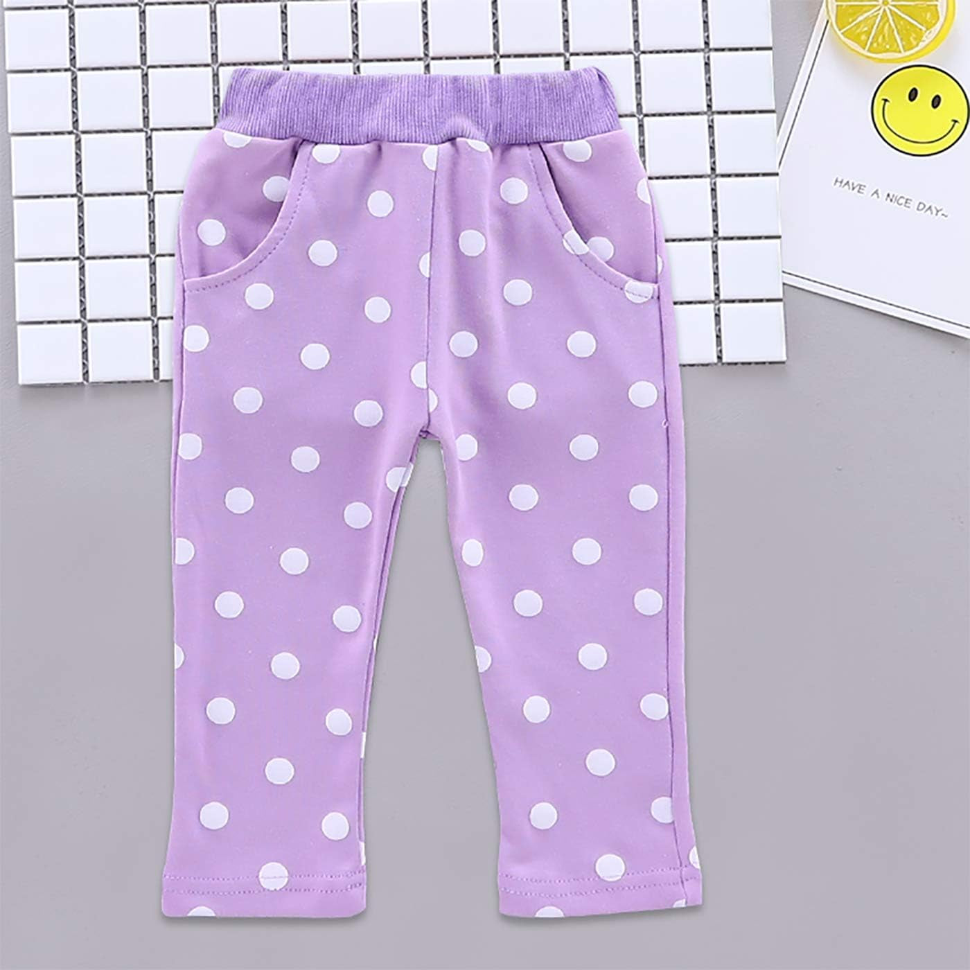 Baby Girl Clothes, 3 Pieces Long Sleeved Cute Toddler Infant Outfits Kids Tops and Pants Set