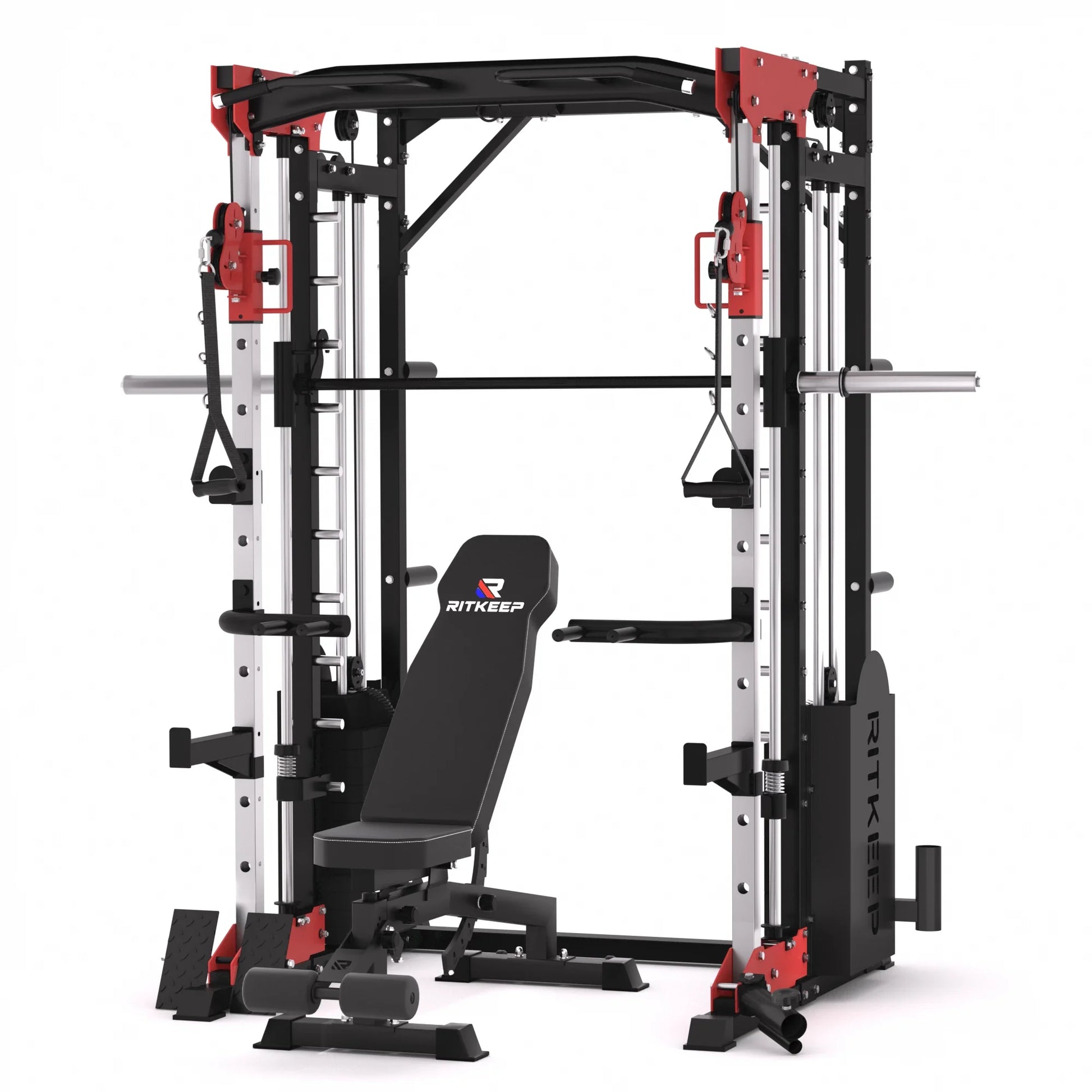 PMAX 5600 Home Gym Smith Machine - Integrated Weight System