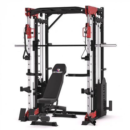 PMAX 5600 Home Gym Smith Machine - Integrated Weight System