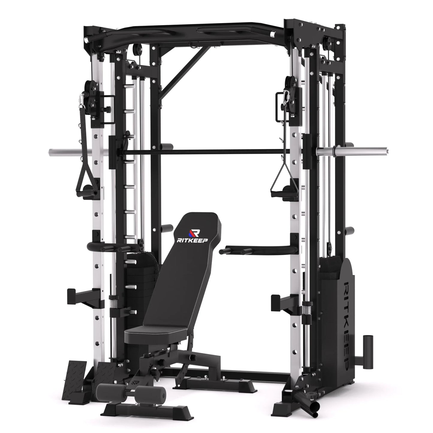 PMAX 5600 Home Gym Smith Machine - Integrated Weight System