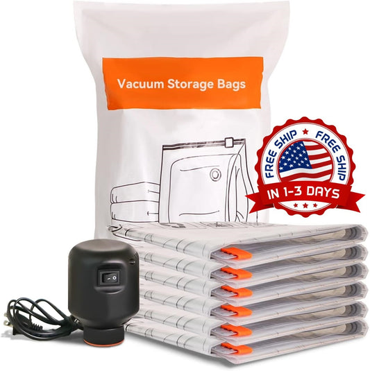 Bolsa Para Guardar Ropa Organizador Selladora Bolsas Sellado Al Vacio Con Bomba