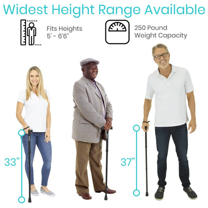 Bastón Plegable - Bastón Plegable Para Hombres Y Mujeres