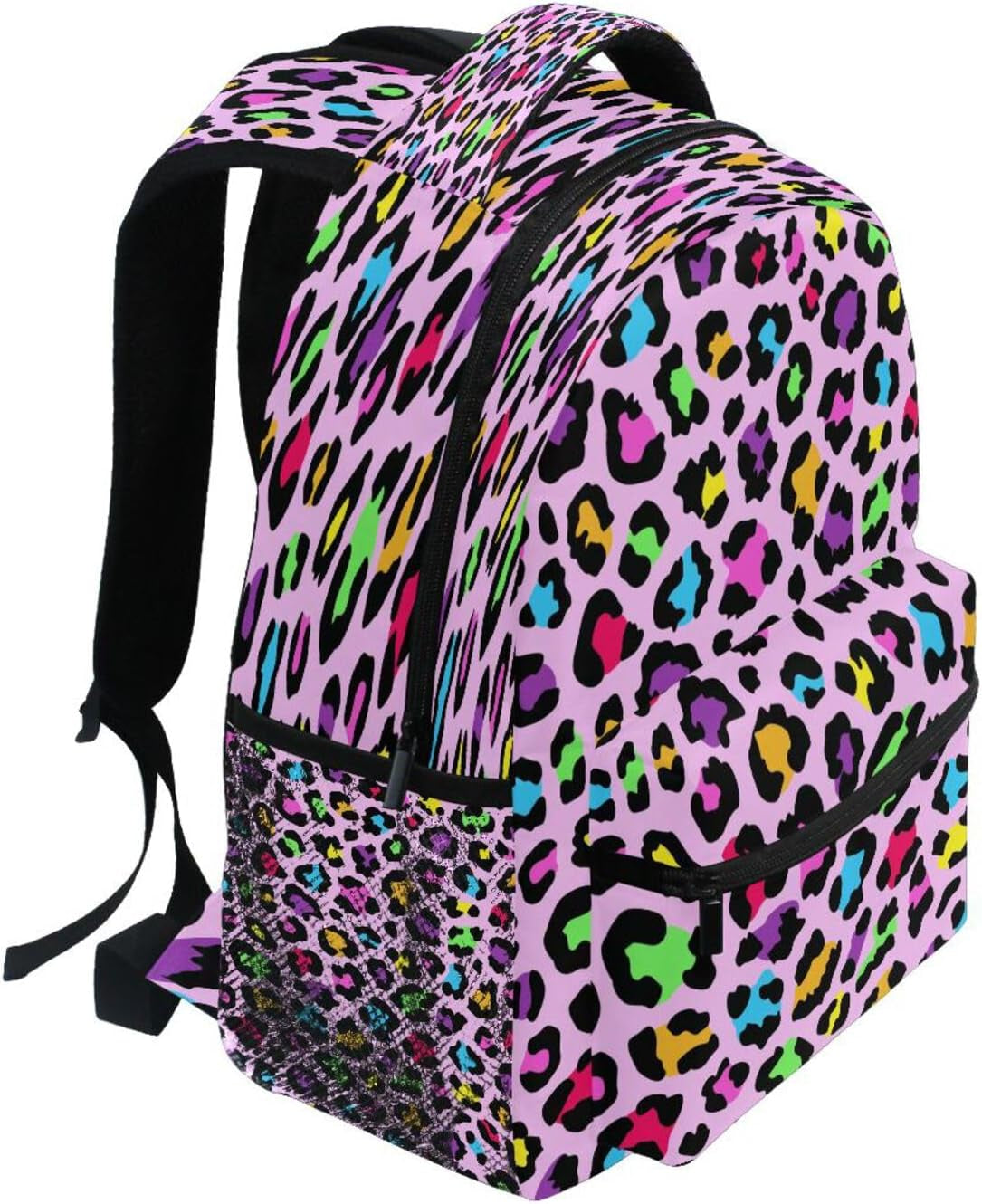 Toddler Backpack for School Rainbow Cheetah Leopard Boys Girls Kids School Bags Bookbag Elementary Children Bookbags Casual Travel Back Pack