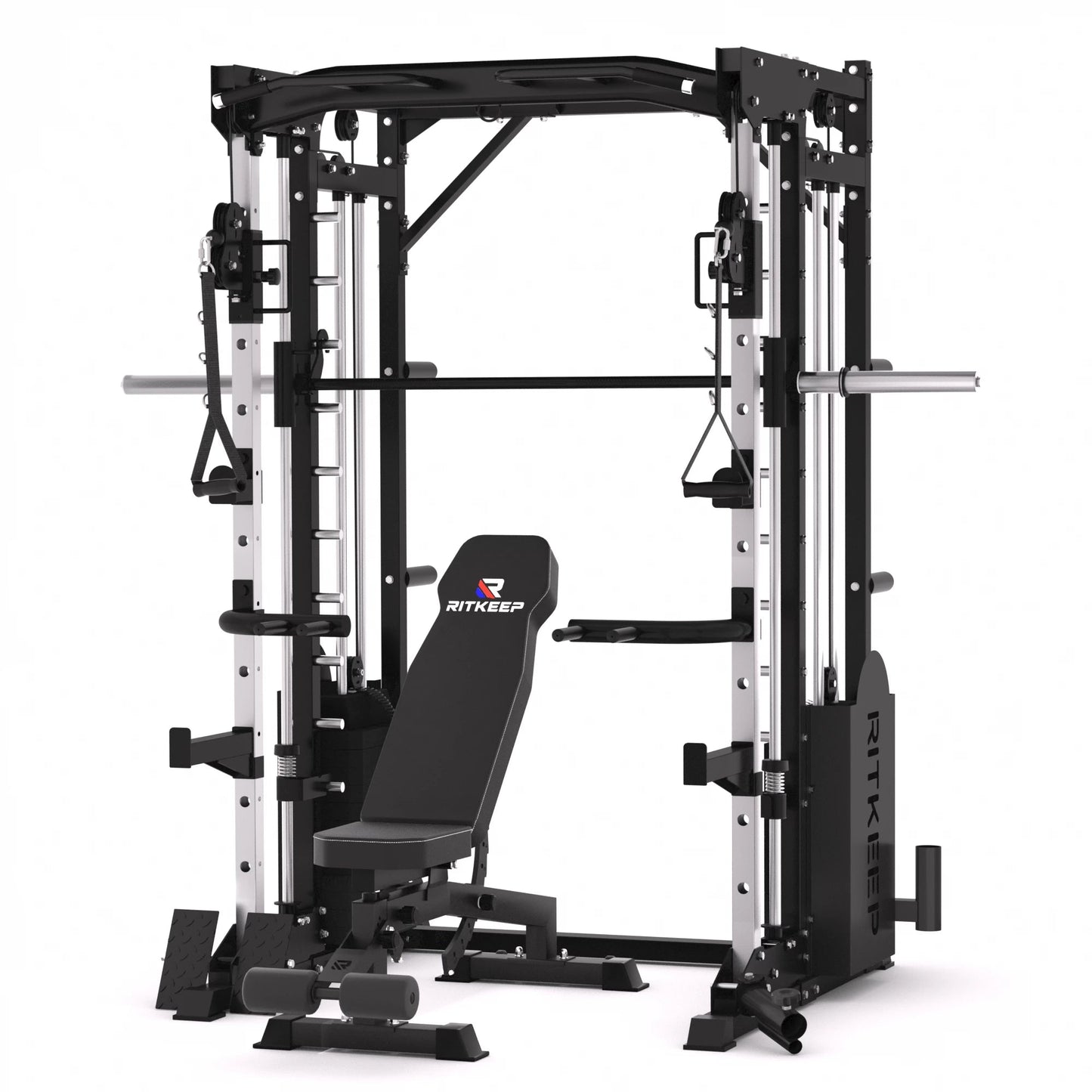 PMAX 5600 Home Gym Smith Machine - Integrated Weight System