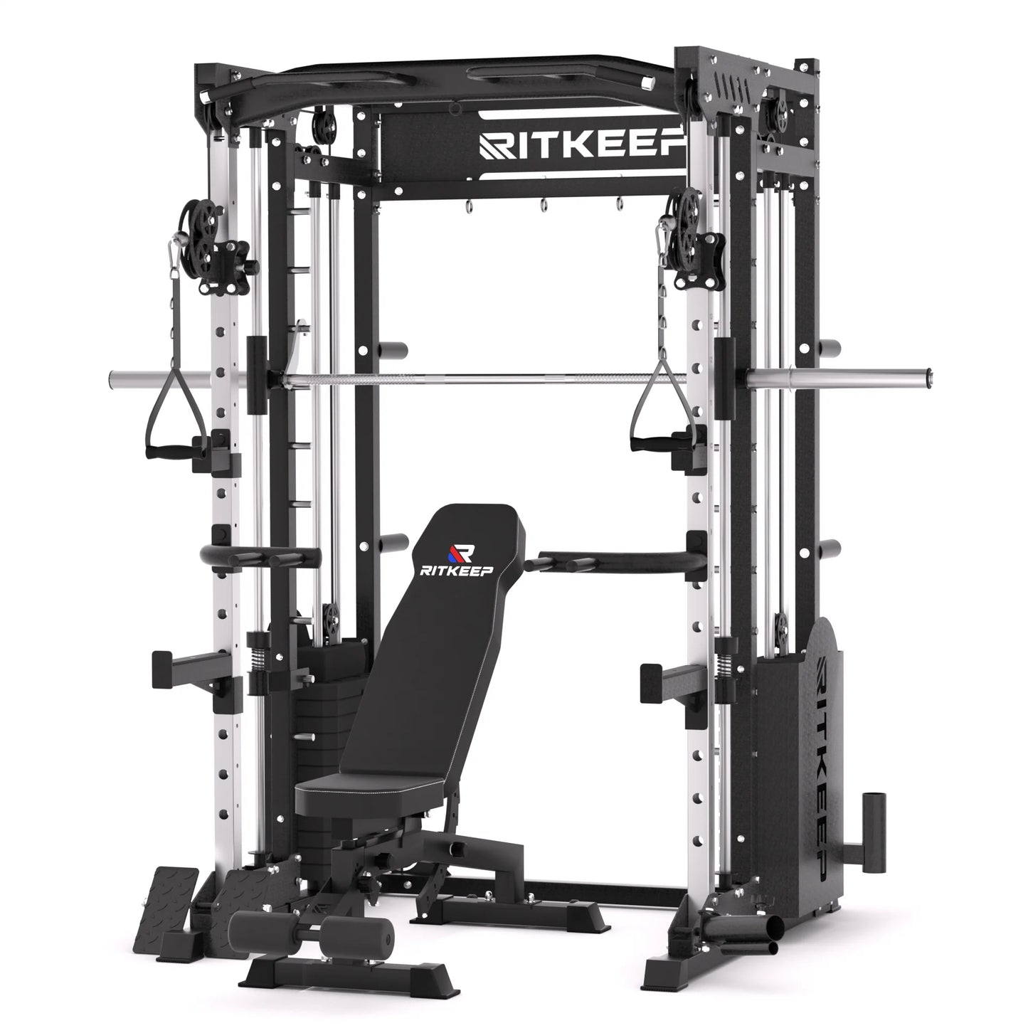 PMAX 5600 Home Gym Smith Machine - Integrated Weight System