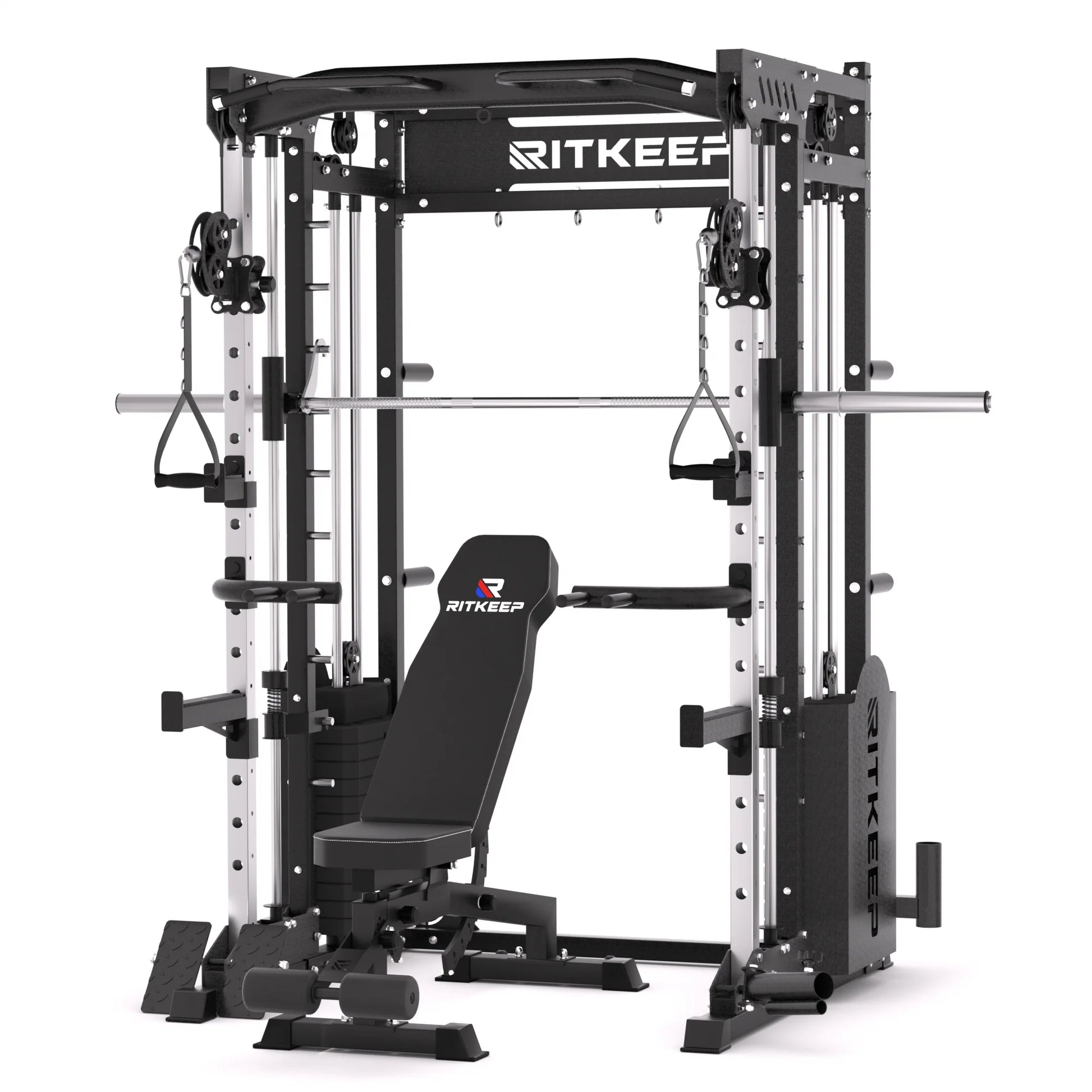 PMAX 5600 Home Gym Smith Machine - Integrated Weight System