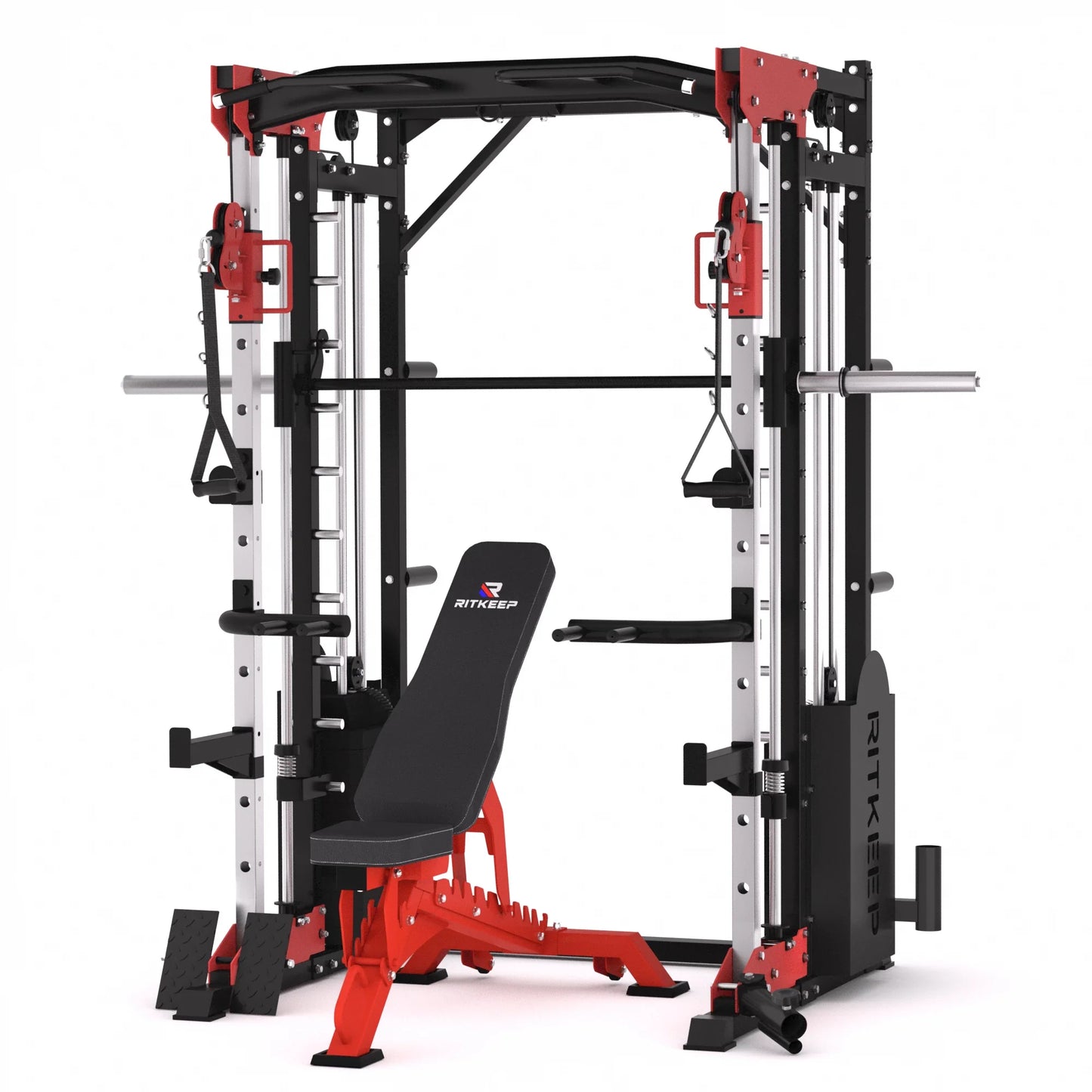 PMAX 5600 Home Gym Smith Machine - Integrated Weight System