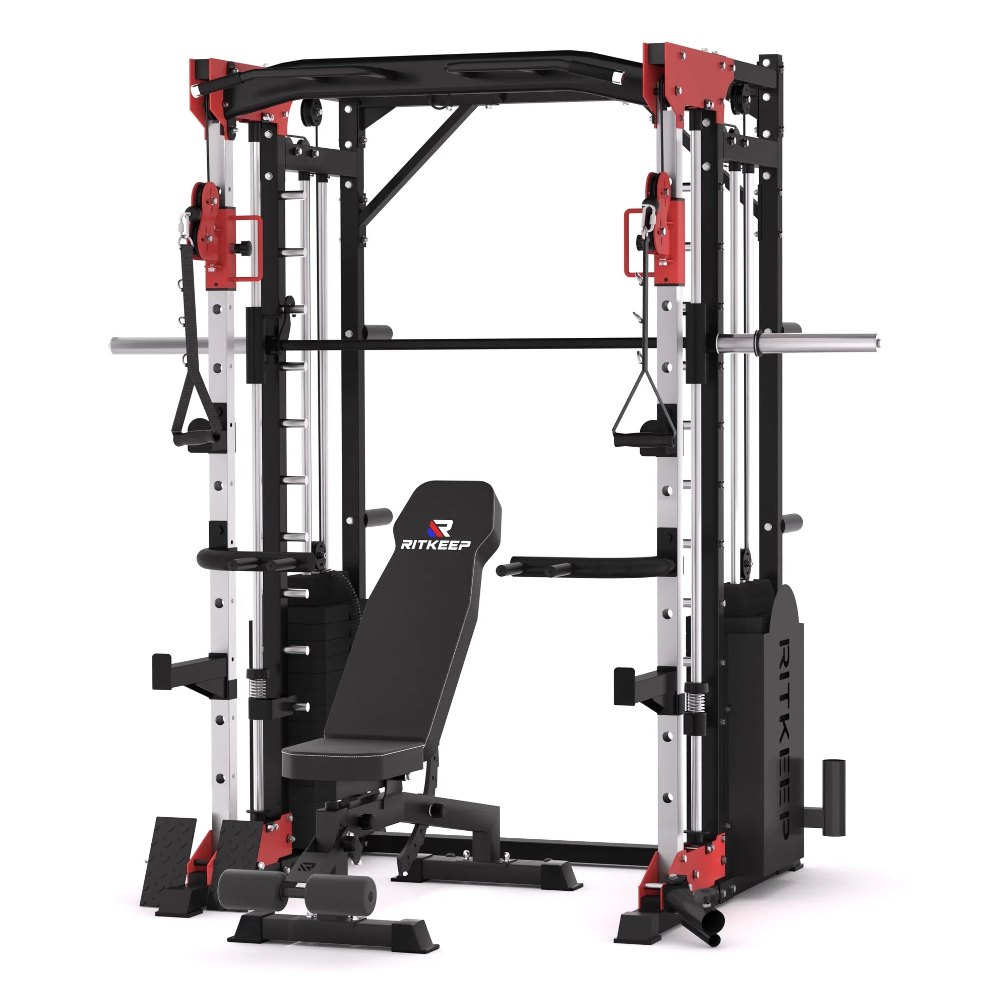 PMAX 5600 Home Gym Smith Machine - Integrated Weight System