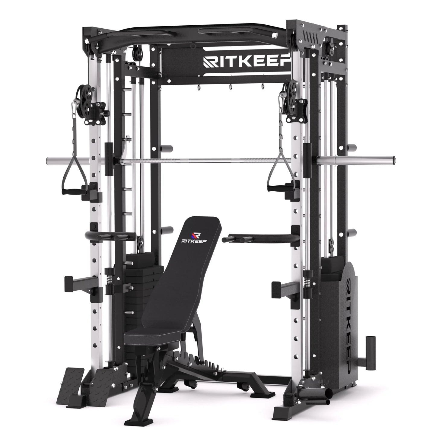 PMAX 5600 Home Gym Smith Machine - Integrated Weight System