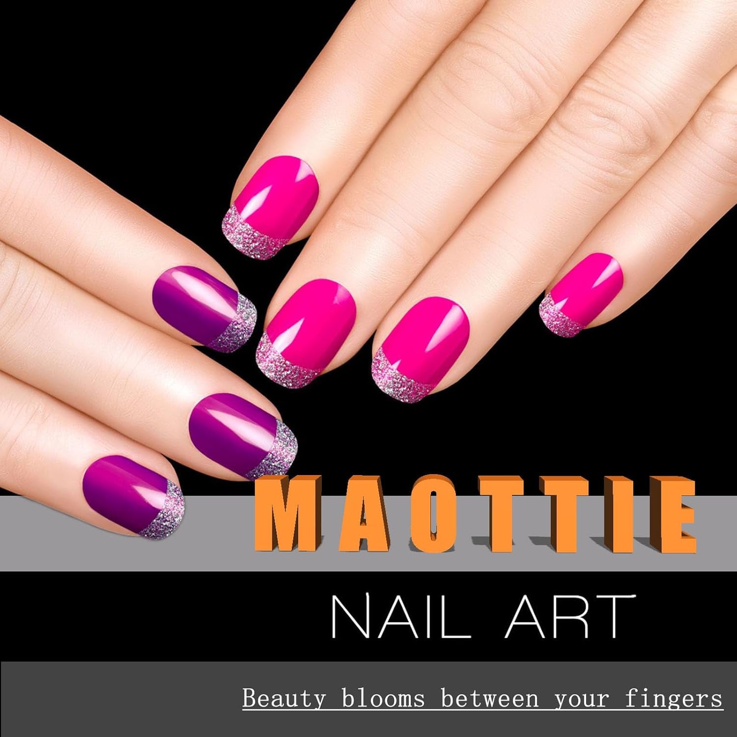 White French Tip Press on Nails - Short Oval Fake Nails for Daily Wear - Simple Glue on Light Pink Full Cover False Almond Acrylic Stick on Nails for Women - 24 Pcs