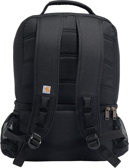 Mens Insulated 24 Can Two Compartment Cooler Backpack Backpack with Fullyinsulated Cooler Base