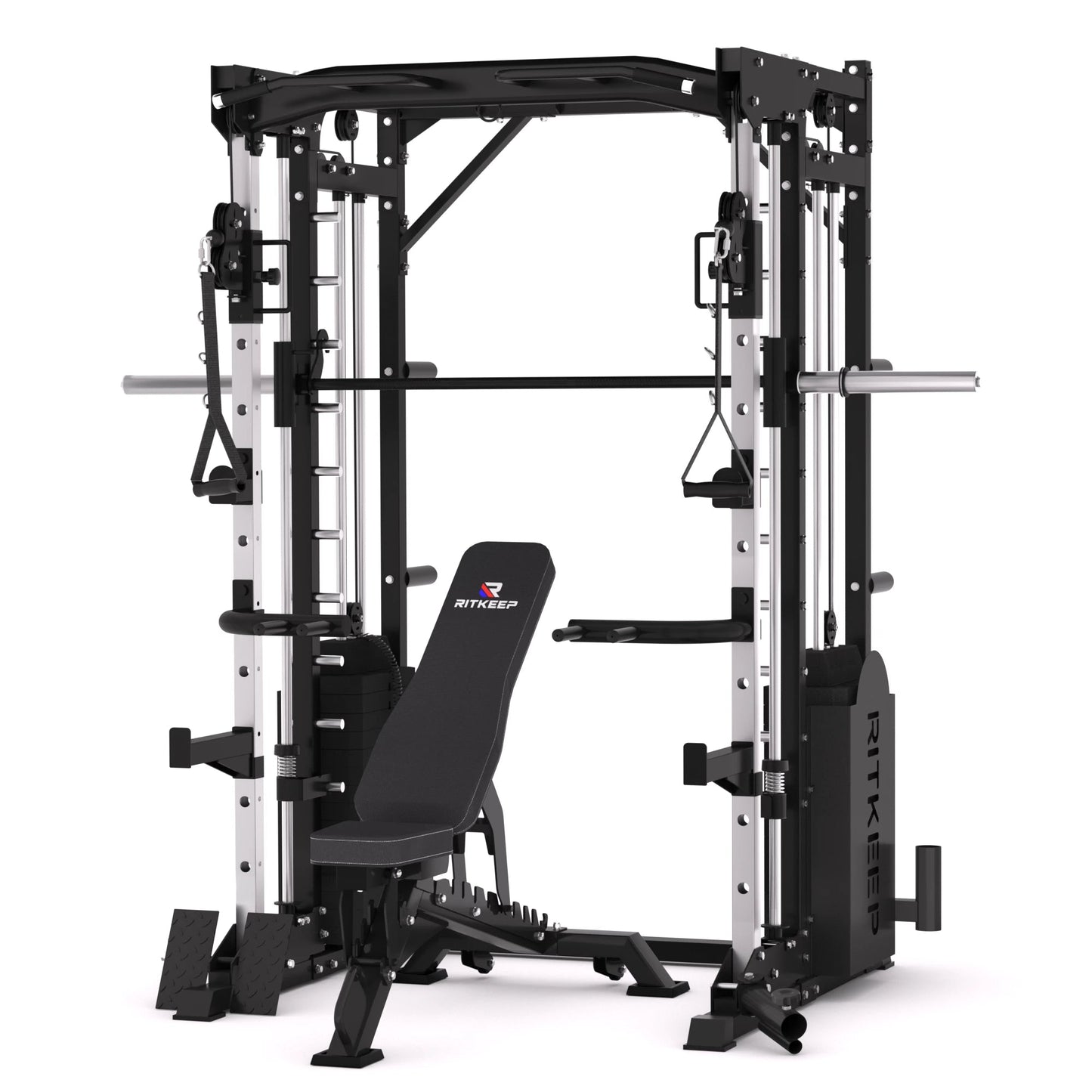 PMAX 5600 Home Gym Smith Machine - Integrated Weight System