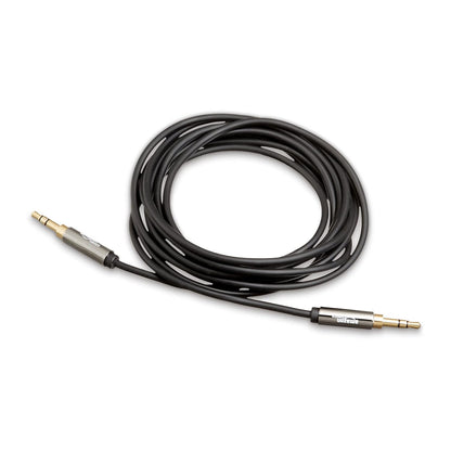 3.5Mm Auxiliary Audio Cable for Stereo Speaker or Subwoofer with Gold-Plated Plugs, 8 Foot, Black