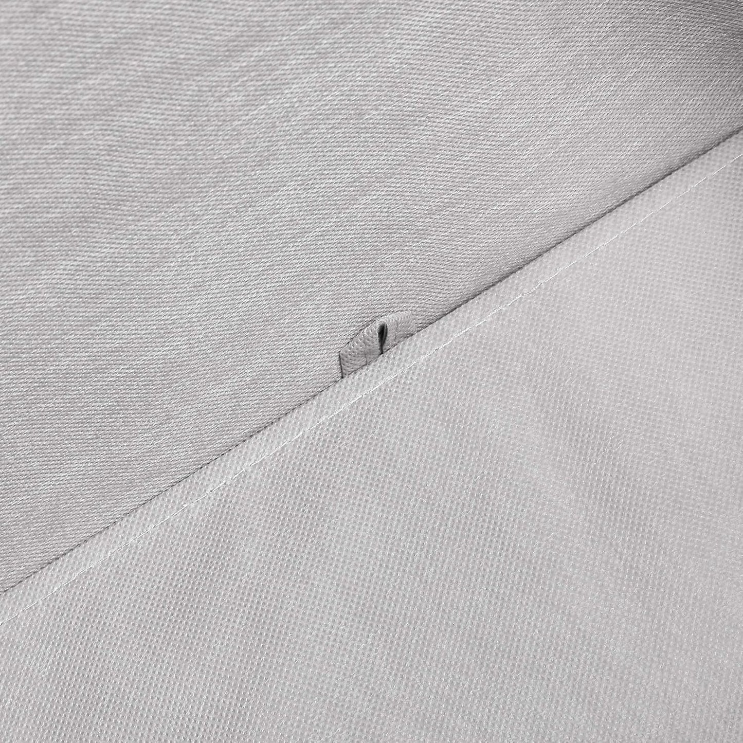 Collapsible Cube Storage Organizer Bins, 6-Pack, 10.5 X 10.5 X 11 Inches, Light Grey