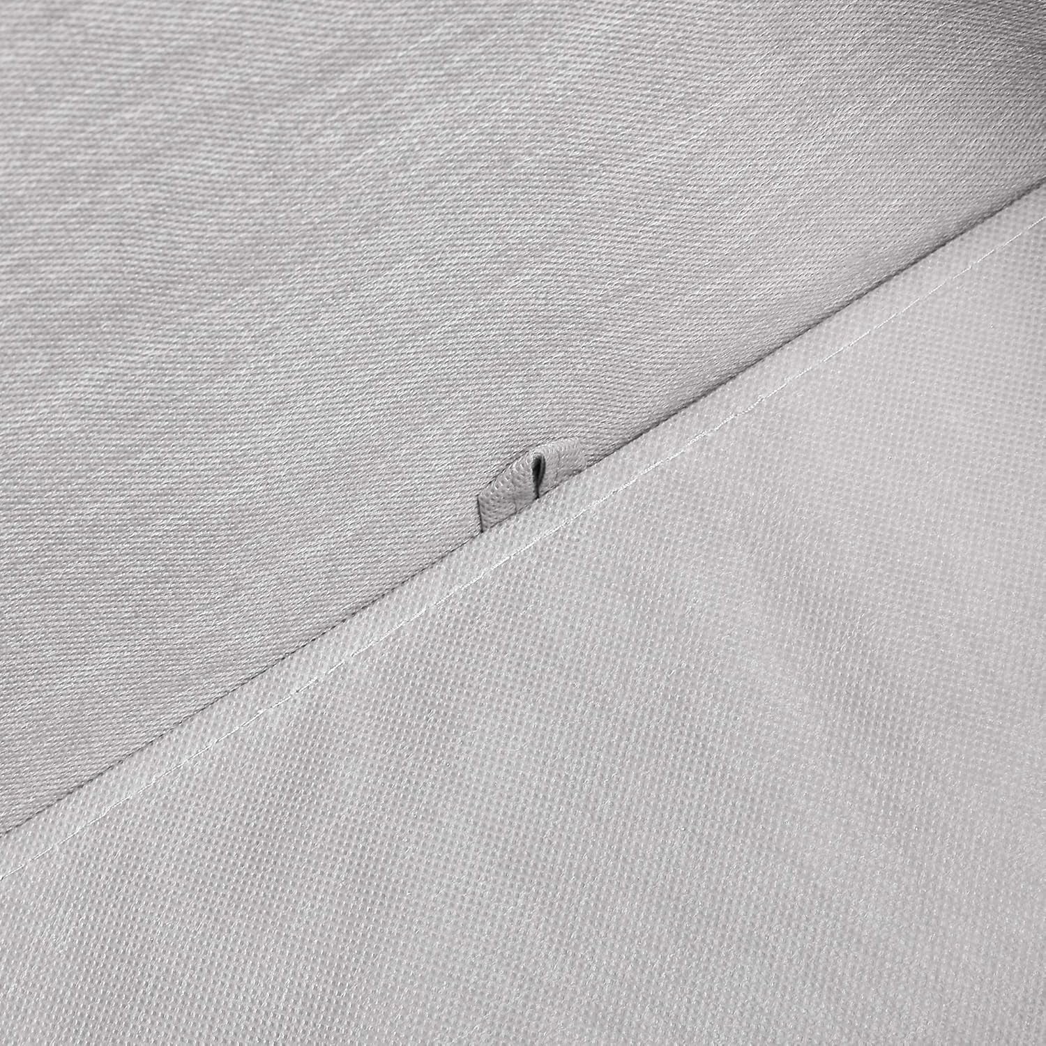 Collapsible Cube Storage Organizer Bins, 6-Pack, 10.5 X 10.5 X 11 Inches, Light Grey