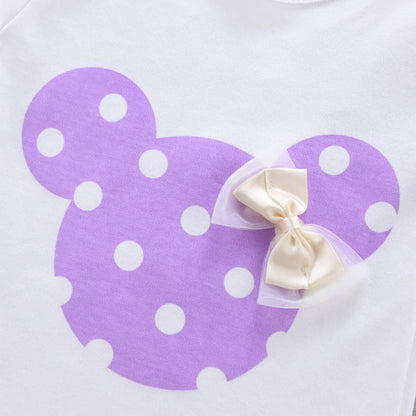 Baby Girl Clothes, 3 Pieces Long Sleeved Cute Toddler Infant Outfits Kids Tops and Pants Set