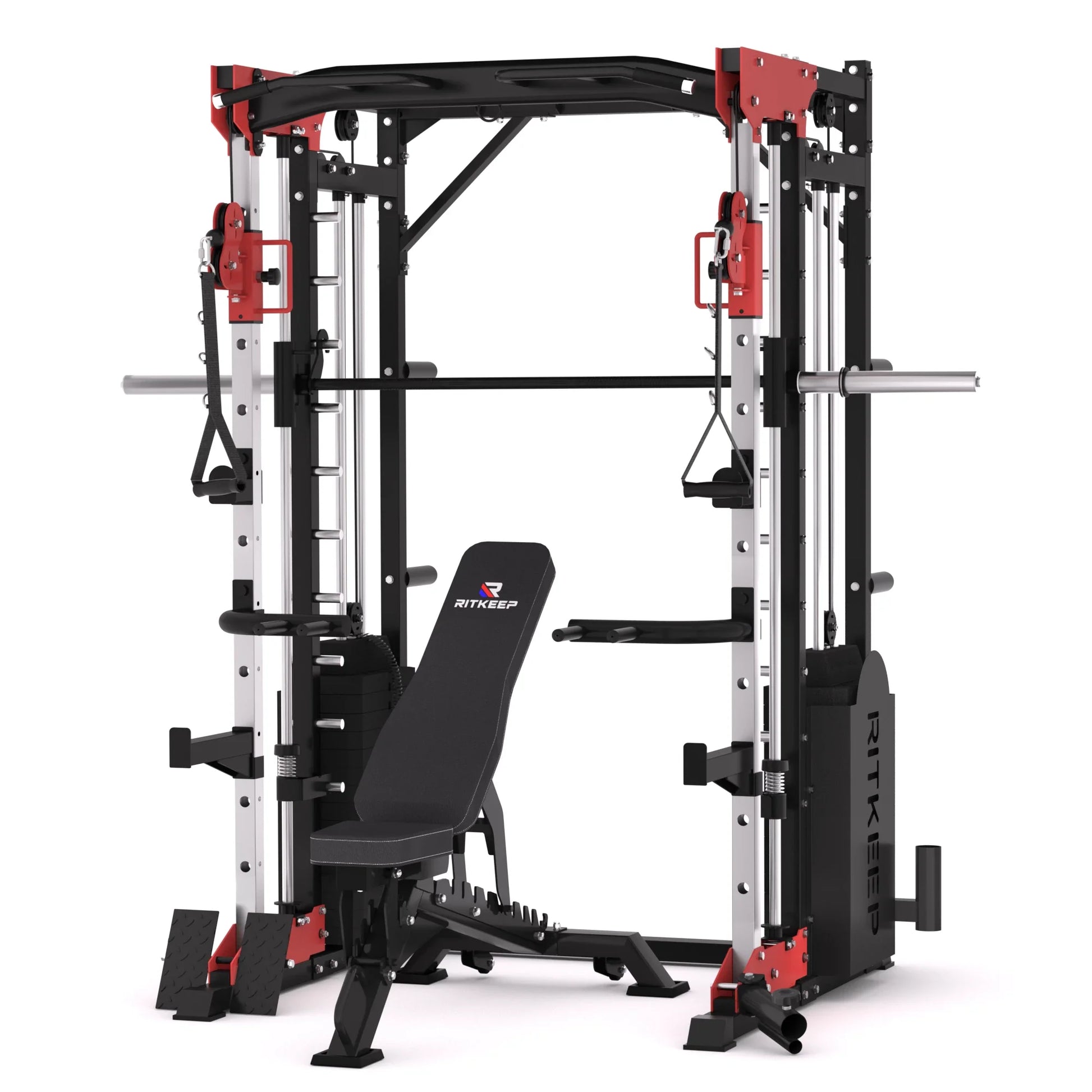 PMAX 5600 Home Gym Smith Machine - Integrated Weight System