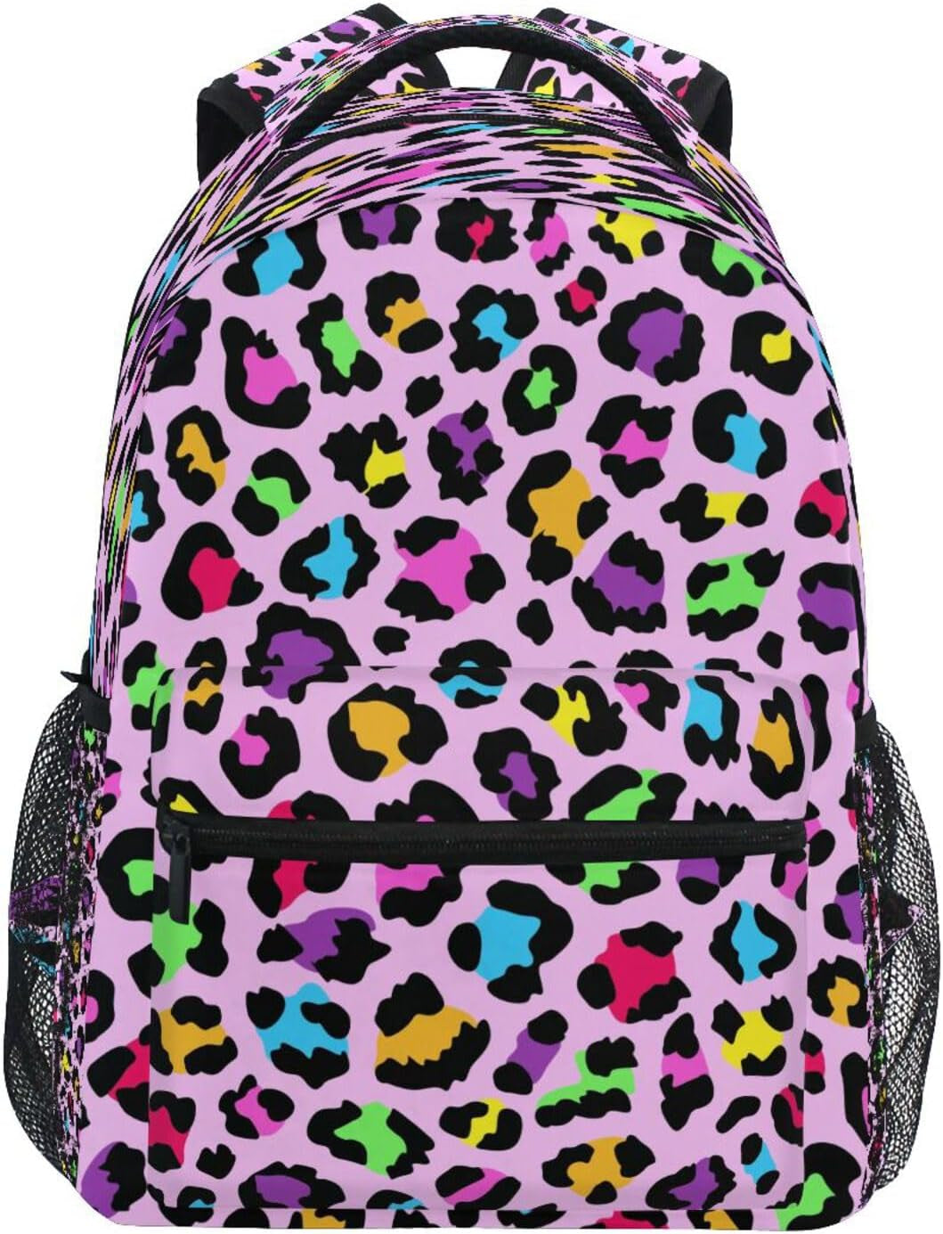 Toddler Backpack for School Rainbow Cheetah Leopard Boys Girls Kids School Bags Bookbag Elementary Children Bookbags Casual Travel Back Pack