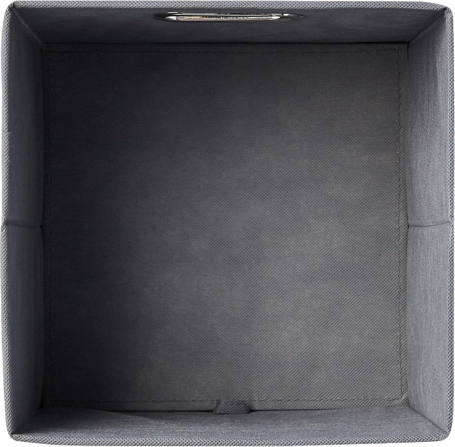 Collapsible Cube Storage Organizer Bins, 6-Pack, 10.5 X 10.5 X 11 Inches, Light Grey