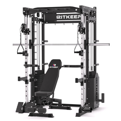 PMAX 5600 Home Gym Smith Machine - Integrated Weight System