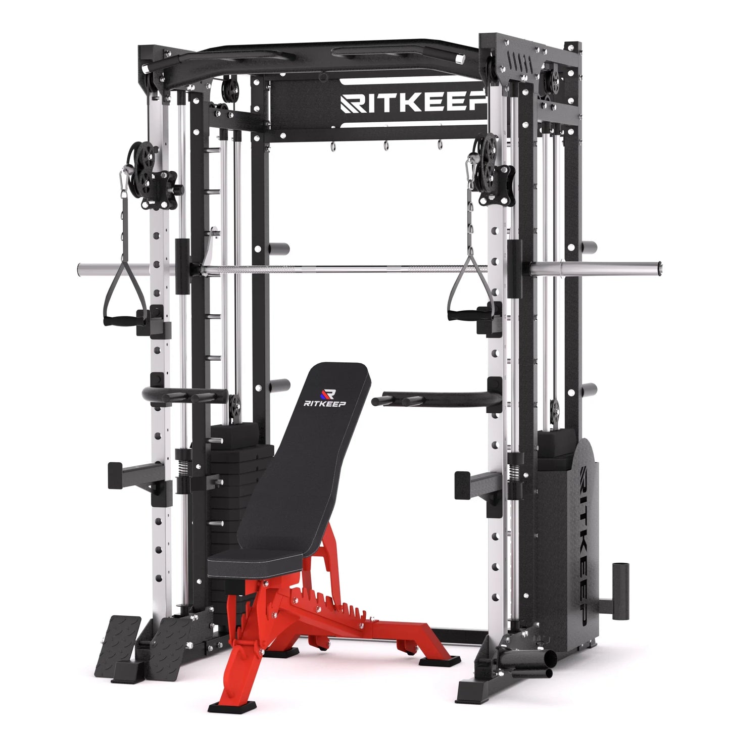 PMAX 5600 Home Gym Smith Machine - Integrated Weight System