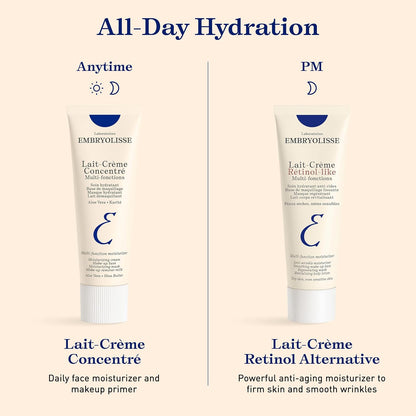 Lait-Crème Concentré, Multifunction Daily Moisturizer, Primer, and Makeup Remover, Suitable for All Skin Types. French Face Cream with Shea Butter & Aloe Vera